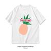 I LOVE PINK Pineapple I AM FINE Tshirt Women Unisex Casual Cotton Printed T Shirts Adult Streetwear Camisetas Tops Tee Shortsleev