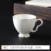 Caneca Porcelana de Osso borda dourada conjunto de xícaras de café luxo flor cerâmica xícara e pires inglês negócios Hotel utensílios de café americanos caneca