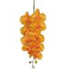Artificial 9 Heads Phalaenopsis Orchid Flower Branch Good Quality Silicon Moth Orchid