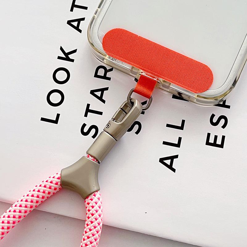 Phone Charm Heavy Metal Keyring Lanyard Anti-Lost Keychain Lanyard Solid Finger Strap Premium Key Cord Mobile Phone Rope