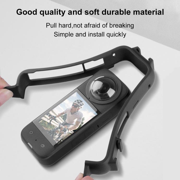 PULUZ Cold Shoe Protective Frame for Insta360 X3 Panoramic Camera