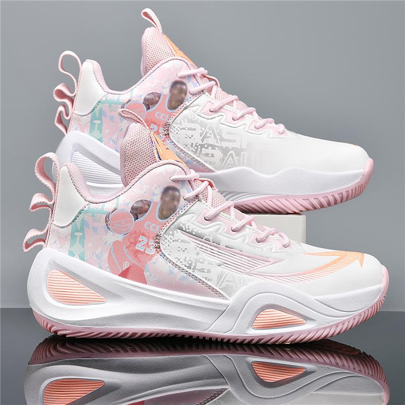 Pantofi de baschet noi pentru comerț exterior pentru tineret, rezistenți la uzură, antiderapanți, pantofi sport profesioniști pentru antrenament, cu talpă de cauciuc