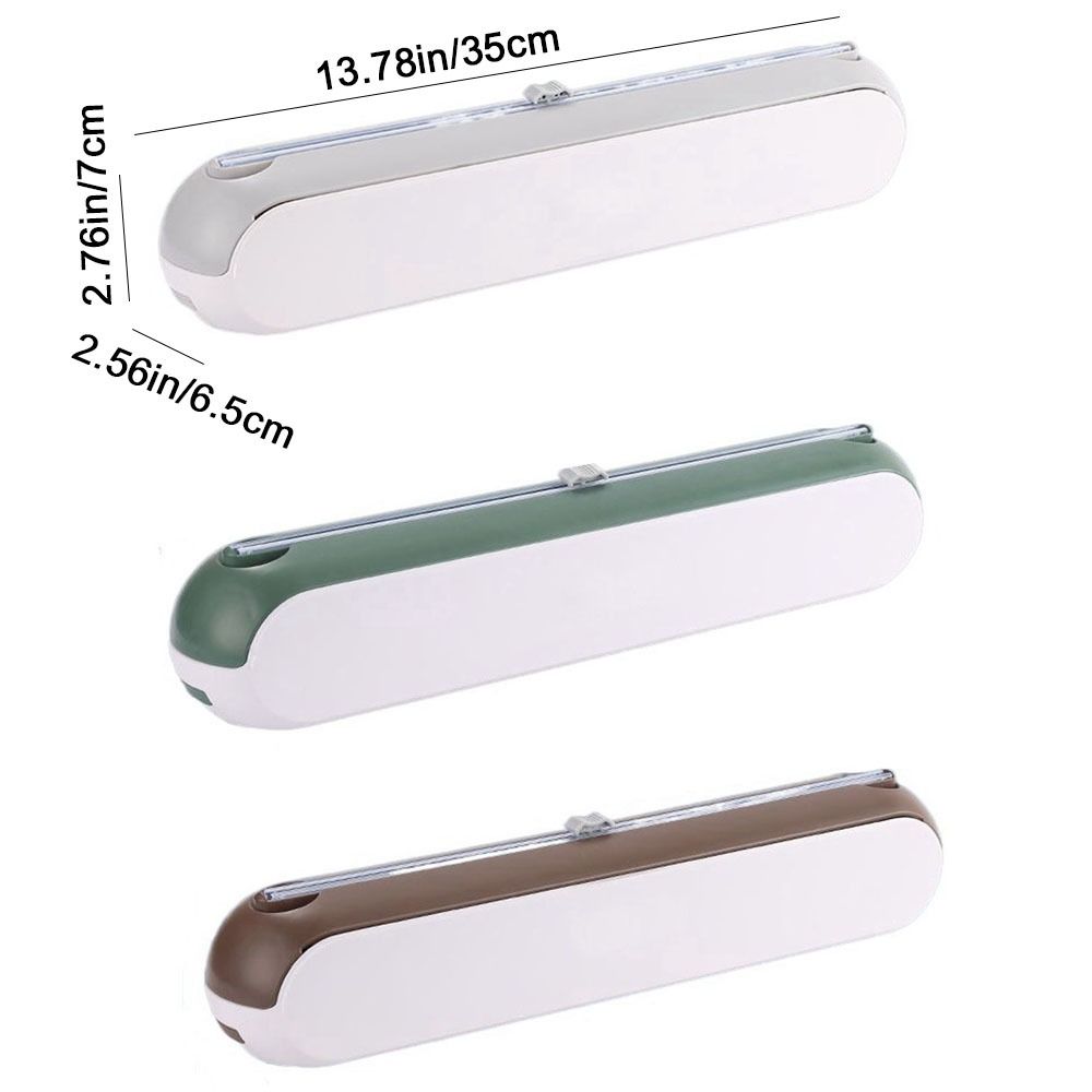 Fresh-keeping Cling Film Dispenser Magnetic Aluminum Foil Slider Cutter  Refrigerator