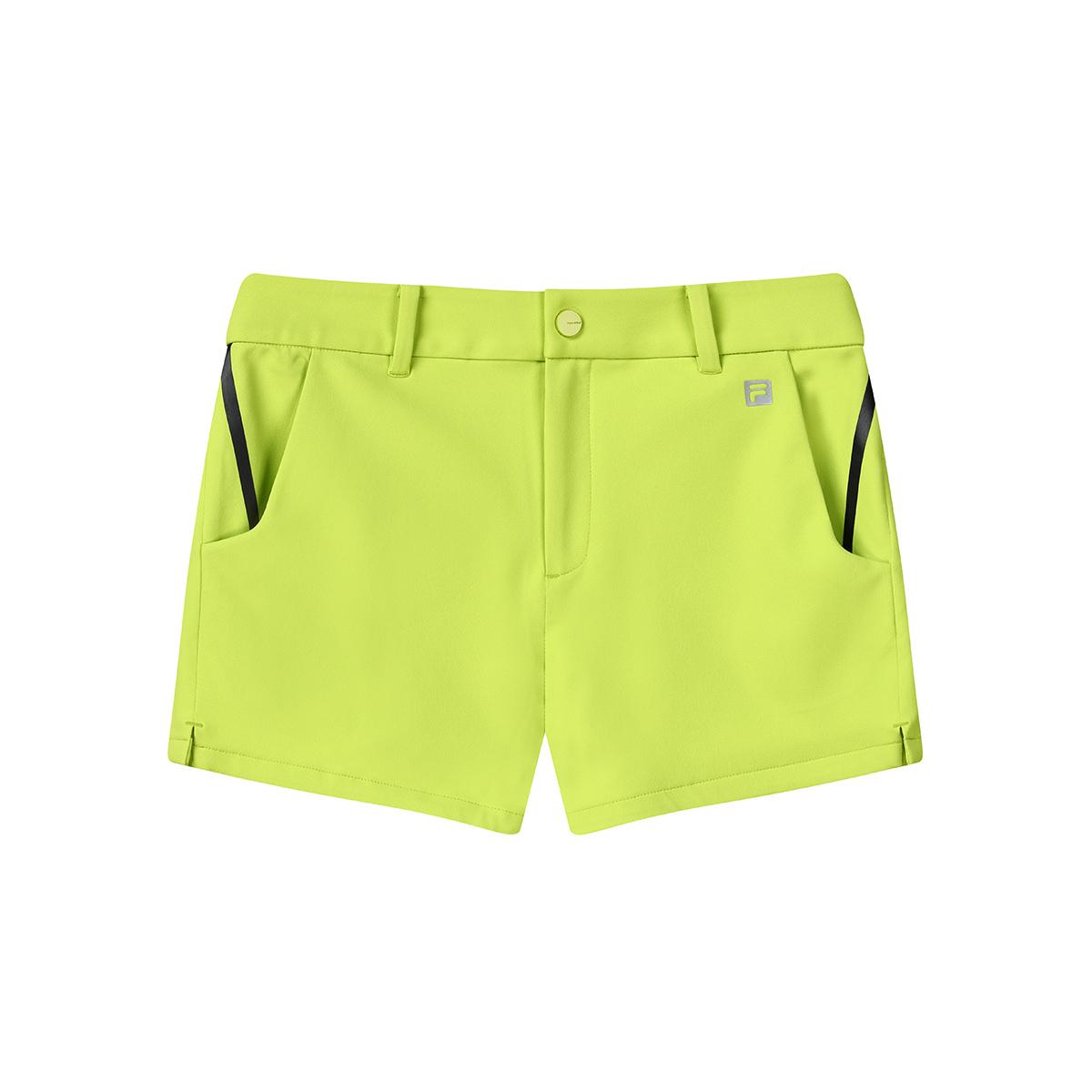 FILA Golf Series Athletics Simple Versatile Comfortable Casual Shorts Women shorts Neon-Yellow Green A11W135363F-LG S
