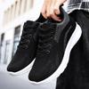 Shoes men's spring men's shoes new casual single shoes fly-woven breathable sneakers lace-up