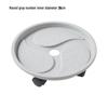 Lilang Rolling Plant Pot Caddy with Drip Tray