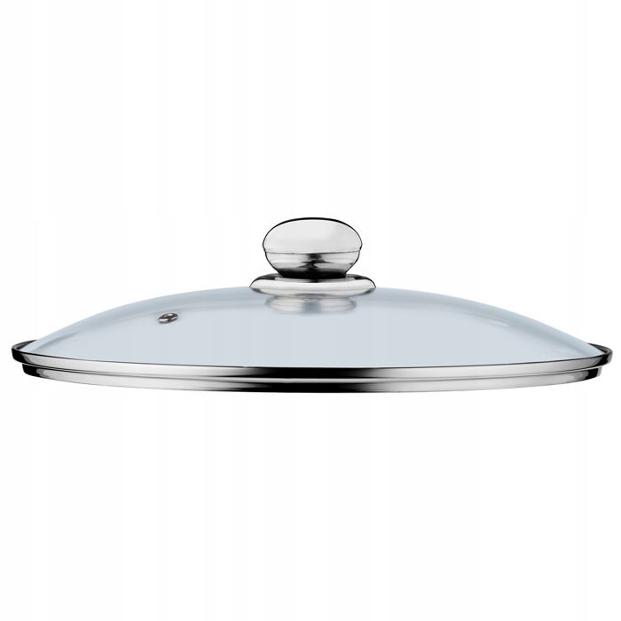 KADAX Couvercle En Verre Avec Poignée En Acier, Accessoire Culinaire Pour Sublimer Vos Casseroles, Marmites Et Poêles (28 Cm)