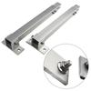 Brand New Short Brackets Photovoltaic Support Adjustable Aluminum Alloy End Clamp Kit Silver Solar Panel Bracket