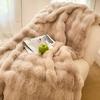 Bubble Plüsch Doppelseitige Decke - Superweicher Dicker Fleece Überwurf für Studentenwohnheim Büro Nickerchen Sofabezug Bett & Wohnzimmer Wärme