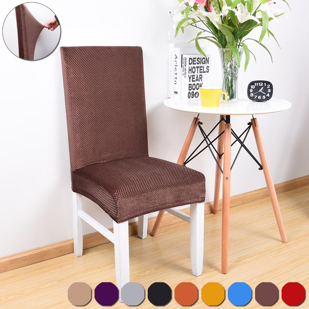 Washable for 45cm-50cm Polyester Spandex Dining Chair Seat Cover Cushion Wedding Banquet Chair Slipcover Case Stretchable Antifouling Removable Washable for 45cm-50cm Polyester Spandex Dining Chair Seat Cover Cushion Wedding Banquet Chair Slipcover Case Stretchable Antifouling Removable