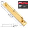 Adhesive Surface-Mounted Handles for Doors, Windows, and Sliding Cabinets - No Drilling Required