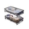 Beifu Double-Layer Pull-Out Dish Rack with Damping