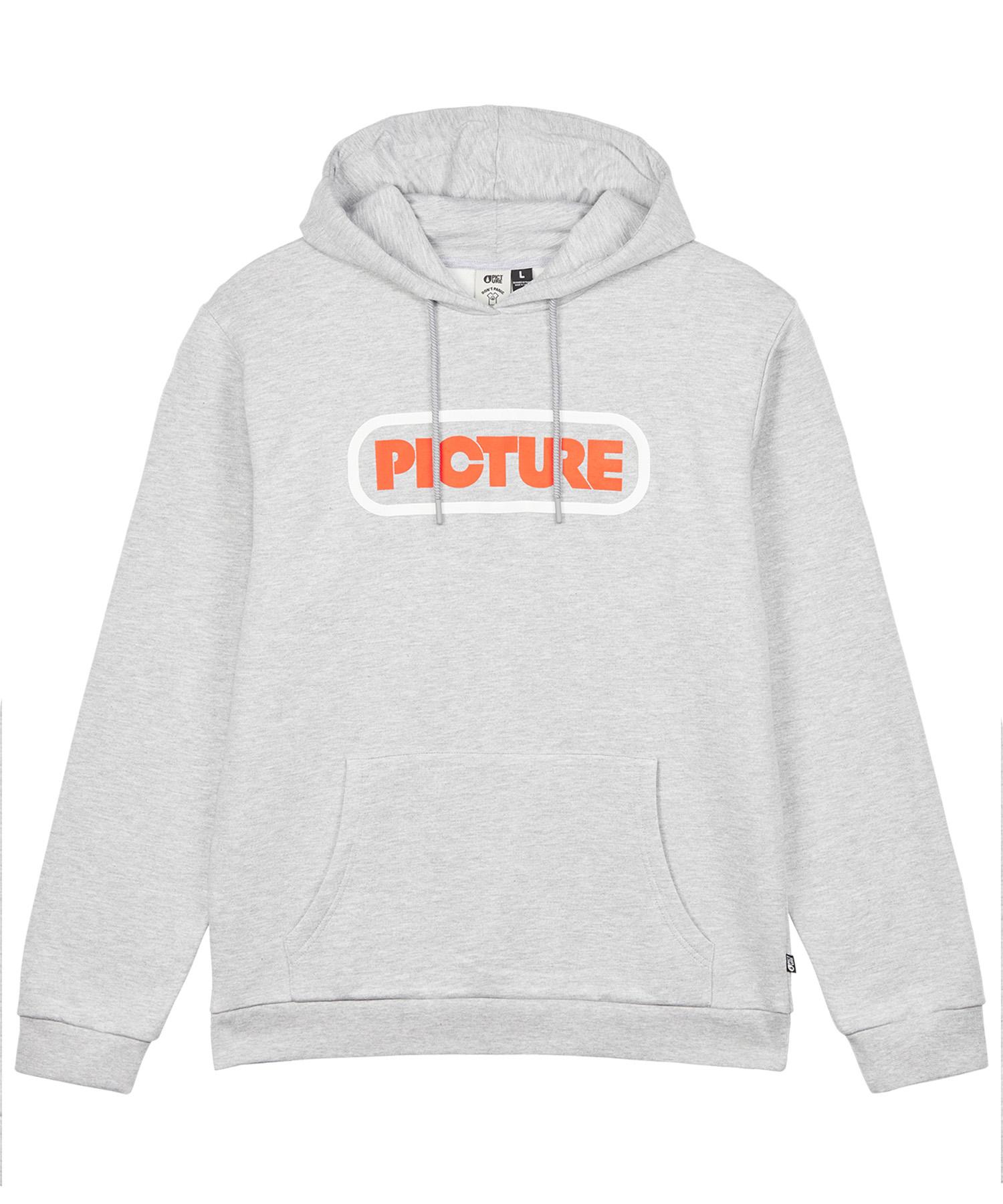 Picture Organic Clothing Millsbrook Hoodie (Grey Melange) Grey/X-Large