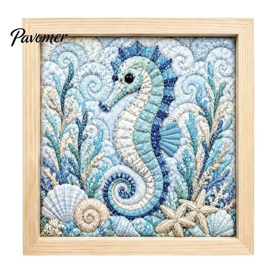 Kein Nähen Quilt Kunst No-Sew Japanisches Stoff-Set, DIY Mosaik-Sets für Erwachsene Anfänger, Gestepptes Wand-Handarbeitsprojekt Handwerk mit Rahmen & Werkzeugen, Sets, Geschenke