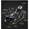 1/24 Scale Lamborghini LP770-4 Super Muscular Sports Car Alloy Metal Diecast Computer Desktop Ornament Automotive Interior Gift Box