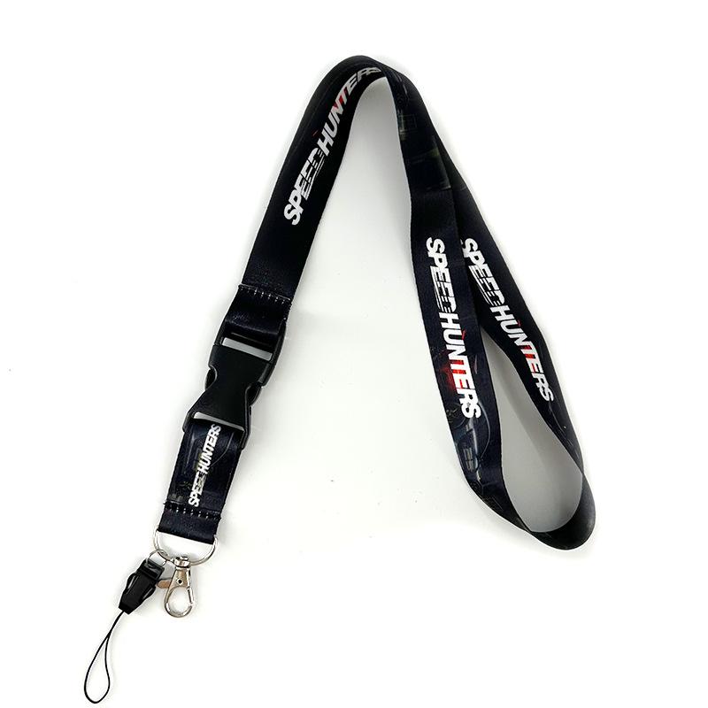 JDM Anime Lanyard: Durable Silk Woven Neck Strap for Phone and ID Badge Holders