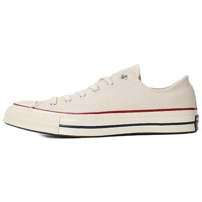 Baskets Chuck 70 Low Top Parchemin Unisexe Blanc Grenat Aigrette 162062C