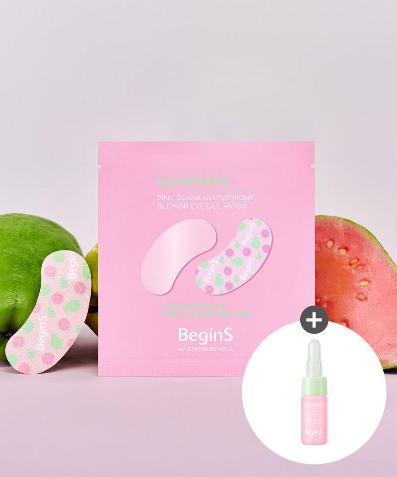 Pink Guava Glutathione Blemish Eye Patch (2ea*6 patches) (Free Gift: 5ml Blemish Serum)
