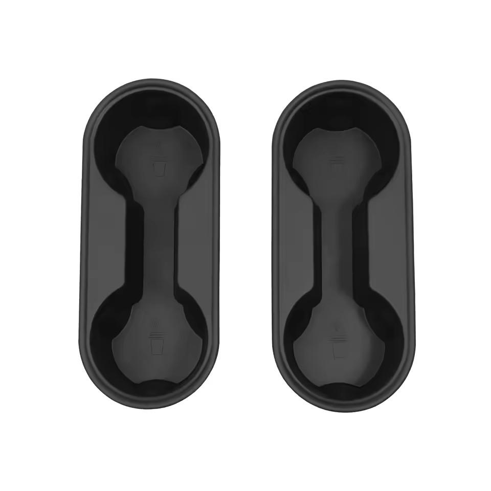 2Pcs for Mazda CX-80 CX80 2025 TPE Water Cup Holder 3rd Row Non-slip Insert Drinks Tray Organizer Car Interior Accessories