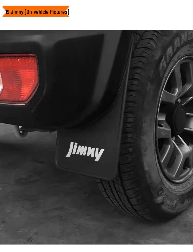 Suzuki Jimny 2019-2023 Black Mudguard Belt Label