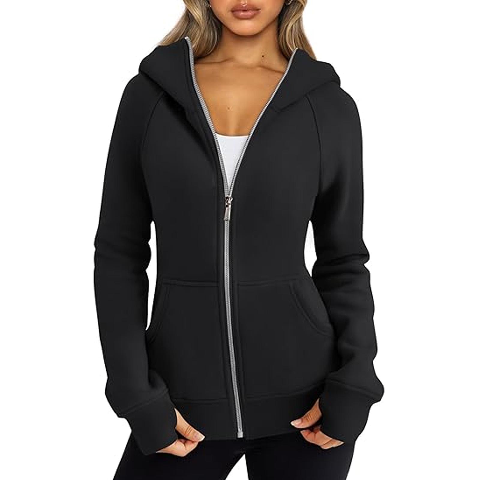 

Женский однотонный средне-длинный повседневный кардиган, вязаный со свободным свитером-пальто M чёрный