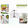 Portable Stainless Steel Fly Repellent Fan Silent Battery Power Automatic Fly Trap Keep Flies Away Table Pest Fan Home Outdoor