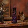 Halloween Party Table Decorations Autumn Witch Figurine, Desktop Decoration, Seasonal Resin Statue with Indoor Fall Home Accessories Leaf Gown