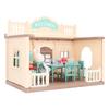 Dollhouse Kitchen Toys Simulated Plastic Educational with Tableware Furniture Miniature Kitchen for