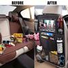 Car Seat Storage Organizer Multifunctional Oxford Fabric Car Back Multi Pocket Storage Bag With Touch Screen Tablet Holder