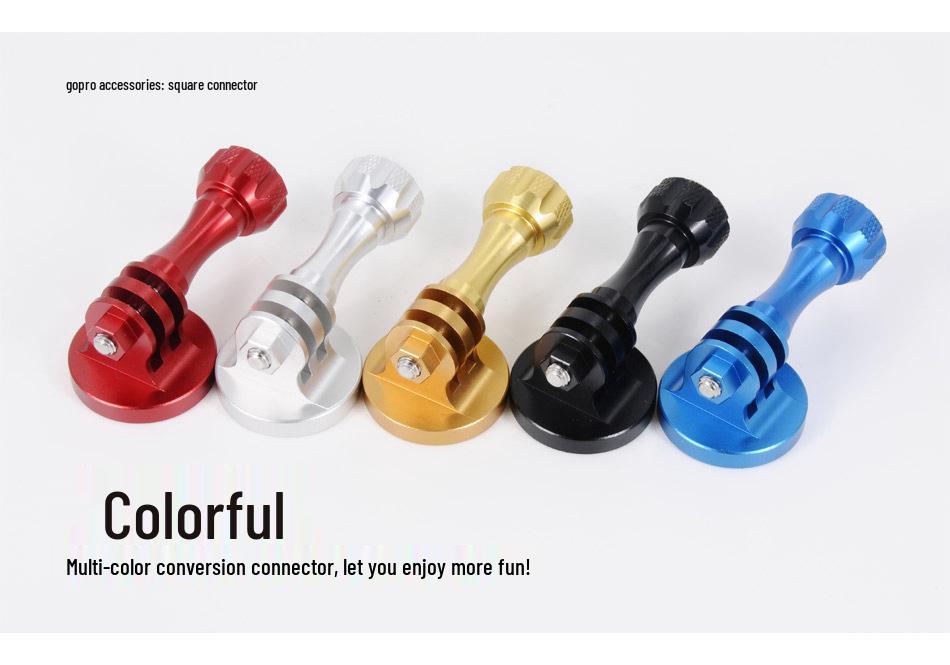 Aluminum Alloy Adapter Mount for GoPro 13/12/11/10/9/8 Accessories