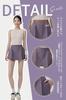 [MORGEN SKY] Women's Culotte Pants Tennis Skirt Mini Skirt DK049 (S, Black)