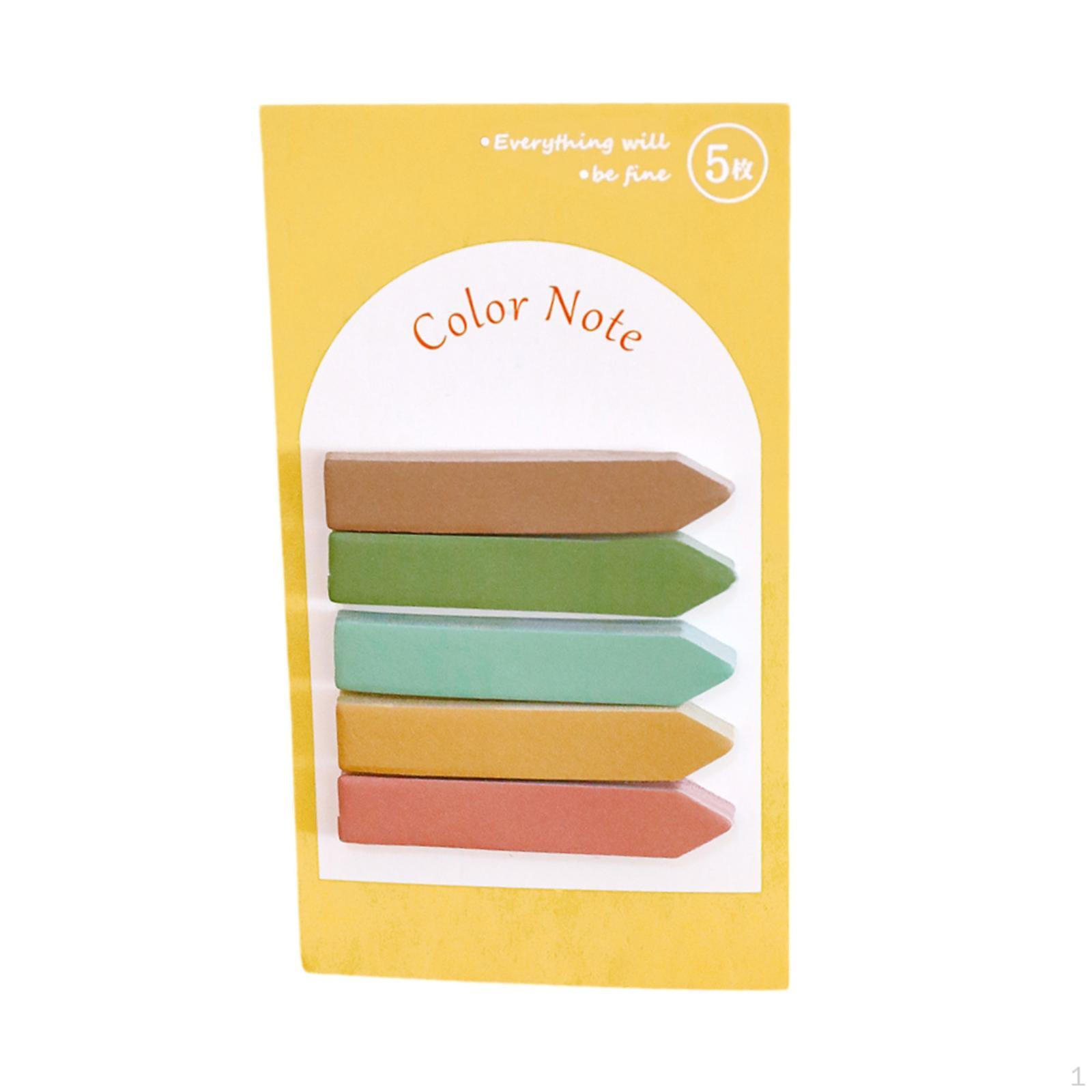 

Index Tabs Portable DIY Stationery Supplies Book Flags Note Page Makers for Magazines Diaries жовтий