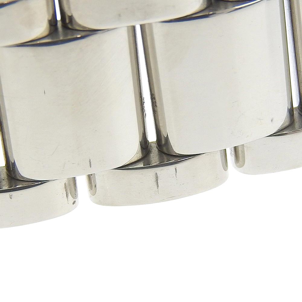 Burberry Watches BU1056 SilverDial Stainless Steel Quartz Analog Display Mens Used