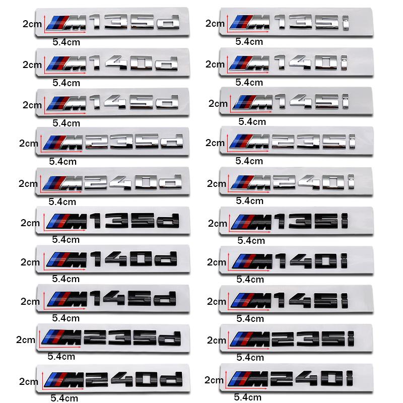 ABS Car Rear Trunk Emblems Badge For BMW M125i M135i M140i M235i M240i M320i M330i M340i M350i M440i M435i M530i M540i M550i EZ5