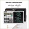 Dual Power Solar Business Calculator with Handwriting Board - Large Screen & Voice Feature