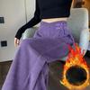 Autumn/Winter Collection Thick Pants High Waist Drop Feeling Straight Leg Casual Wide Leg Trousers
