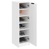 vidaXL Schuhschrank Weiß 30x35x100 cm Holzwerkstoff