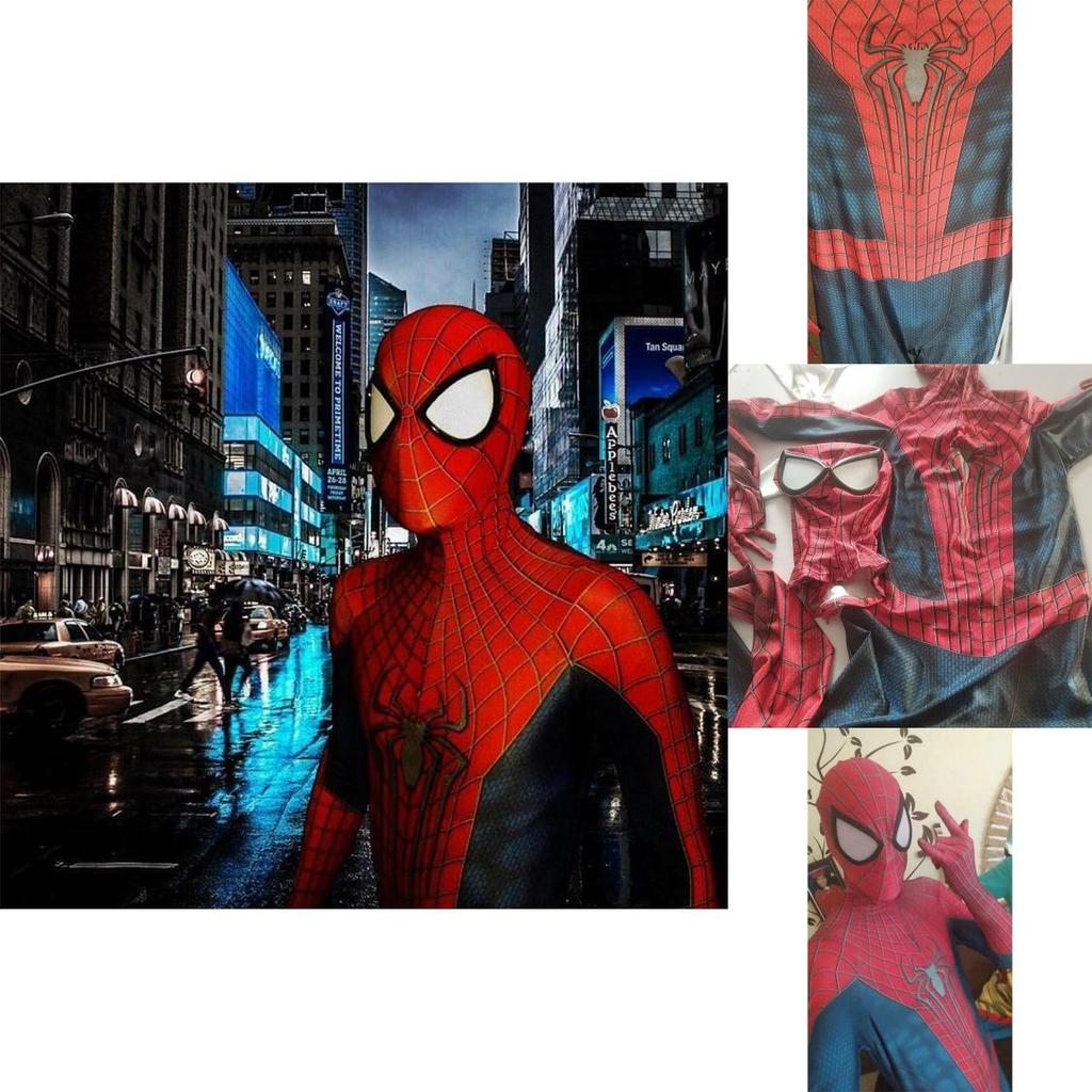 Collant Cosplay di Alta Qualità da Supereroe Ragno Il Fantastico Uomo Ragno