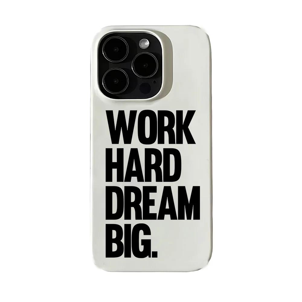 Creative English Letters Simple Texts Jelly Phone Case for iPhone 17 AIR 16 15 14 13 12 11 PRO MAX XSMAX XR 7 8 PLUS Y2K Cover