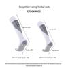 Colorful Terry Bottom Anti-Slip Over-the-Calf Breathable Football Socks for Adults