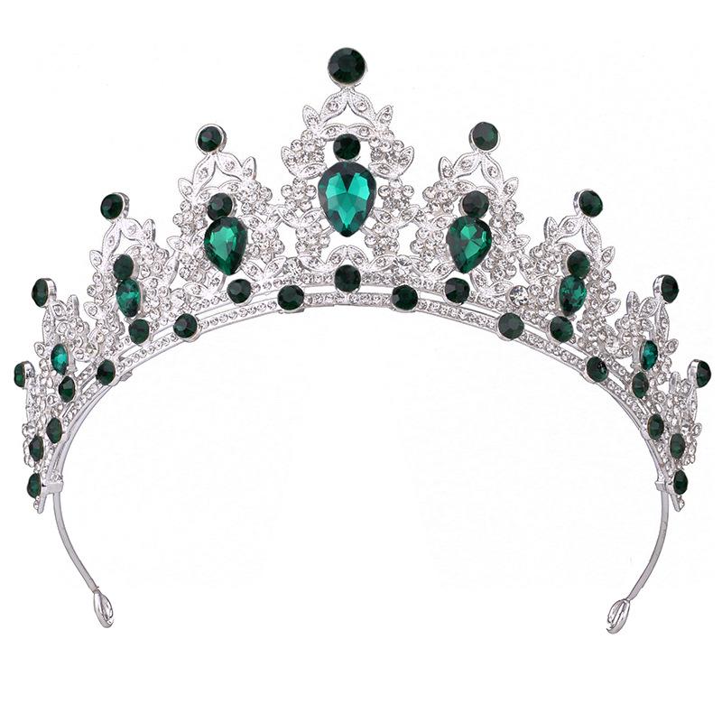 Königliche Kristall Barock Königin Krone Stirnband für Braut oder Geburtstag
