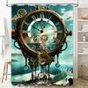 Steampunk Mermaid: Timeless Ocean Adventure Shower Curtain For A Unique And Imaginative Bathroom Dcor