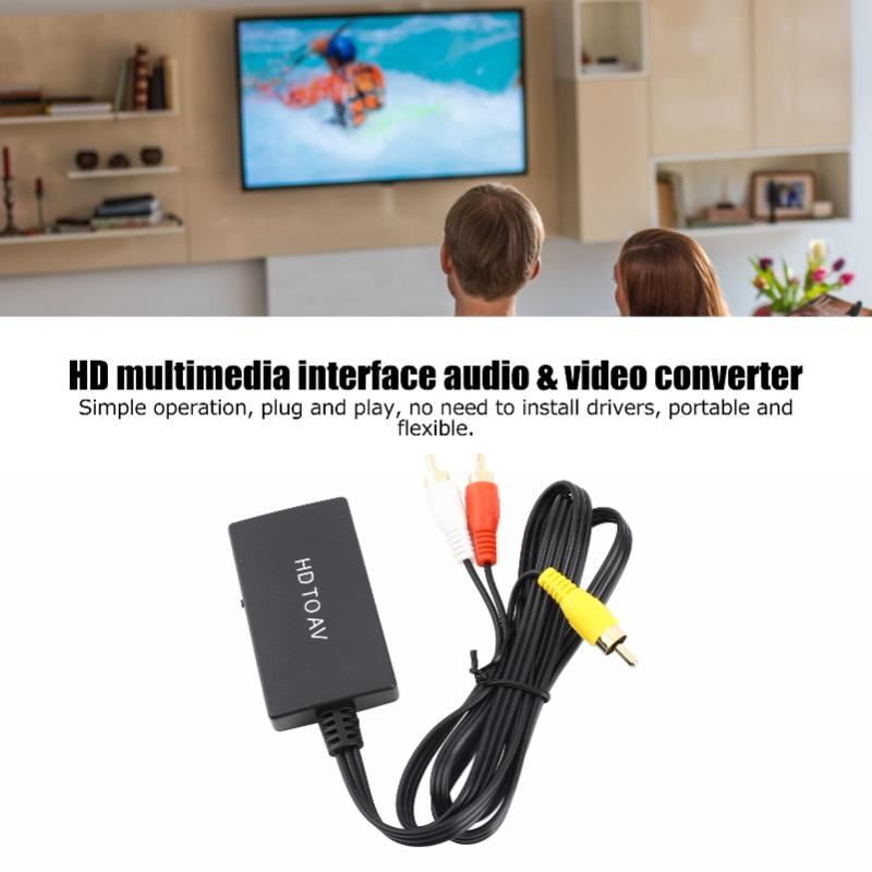 HD Multimedia Interface To Audio And Video Converter Set Top Box To Old TV Adapter
