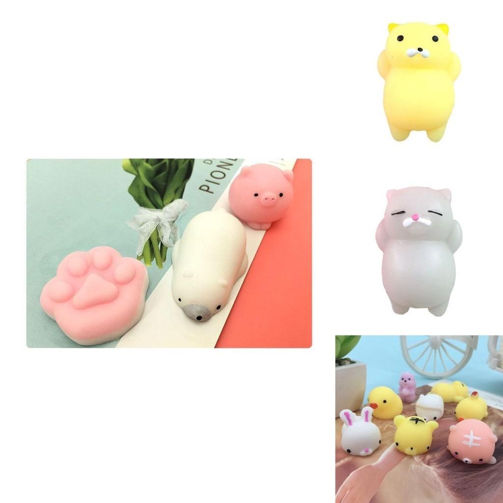 Cute Mochi Squishy Animals Mini Toy For Stress Relief And Venting
