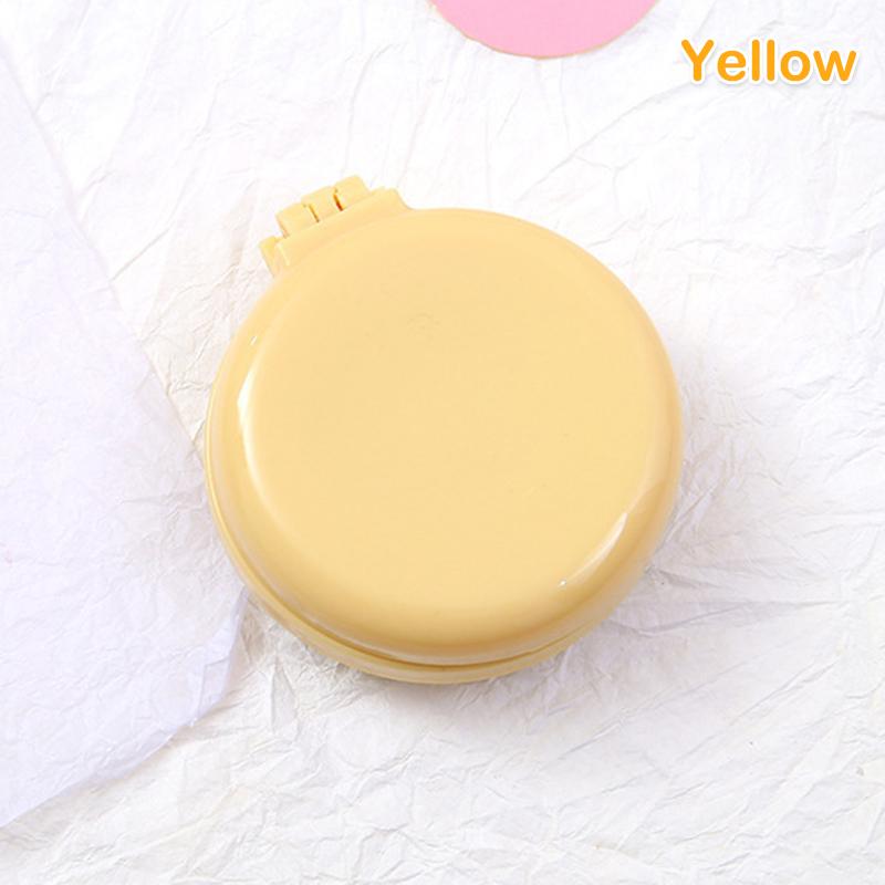 Mini Hair Comb With Mirror Foldable Comb Travel Portable Massage Women Girl Hair Brush Macaron Airbag Comb Styling Tools Gift