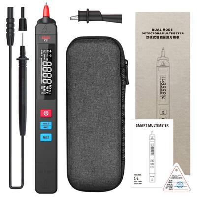 Spannungsprüfer, Digital-Multimeter, elektrischer Taschendetektor mit LCD, 6000 Zählungen, Voltmeter, Kapazität, Diode, Taschenlampe