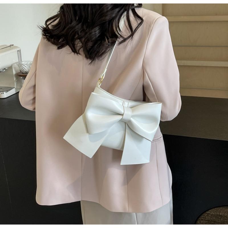 Monochromatic PU Square Shoulder Bag for Women simple versatile graceful cute crossbody bags large monochromatic high quality fashionable fresh