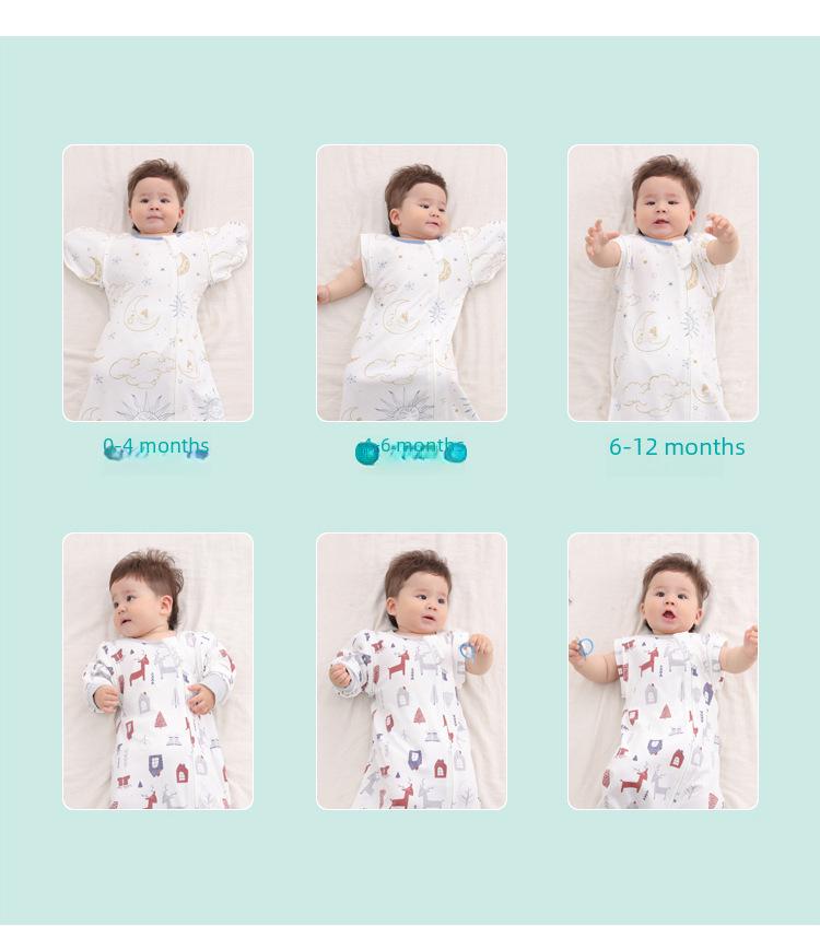 Knitted Cotton Bionic Cocoon Baby Swaddle Blanket Wrap