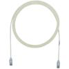 Panduit Kategorie 6 Tenký Patch Kabel, 0,5 m, Off-White, UTP28SP0.5M