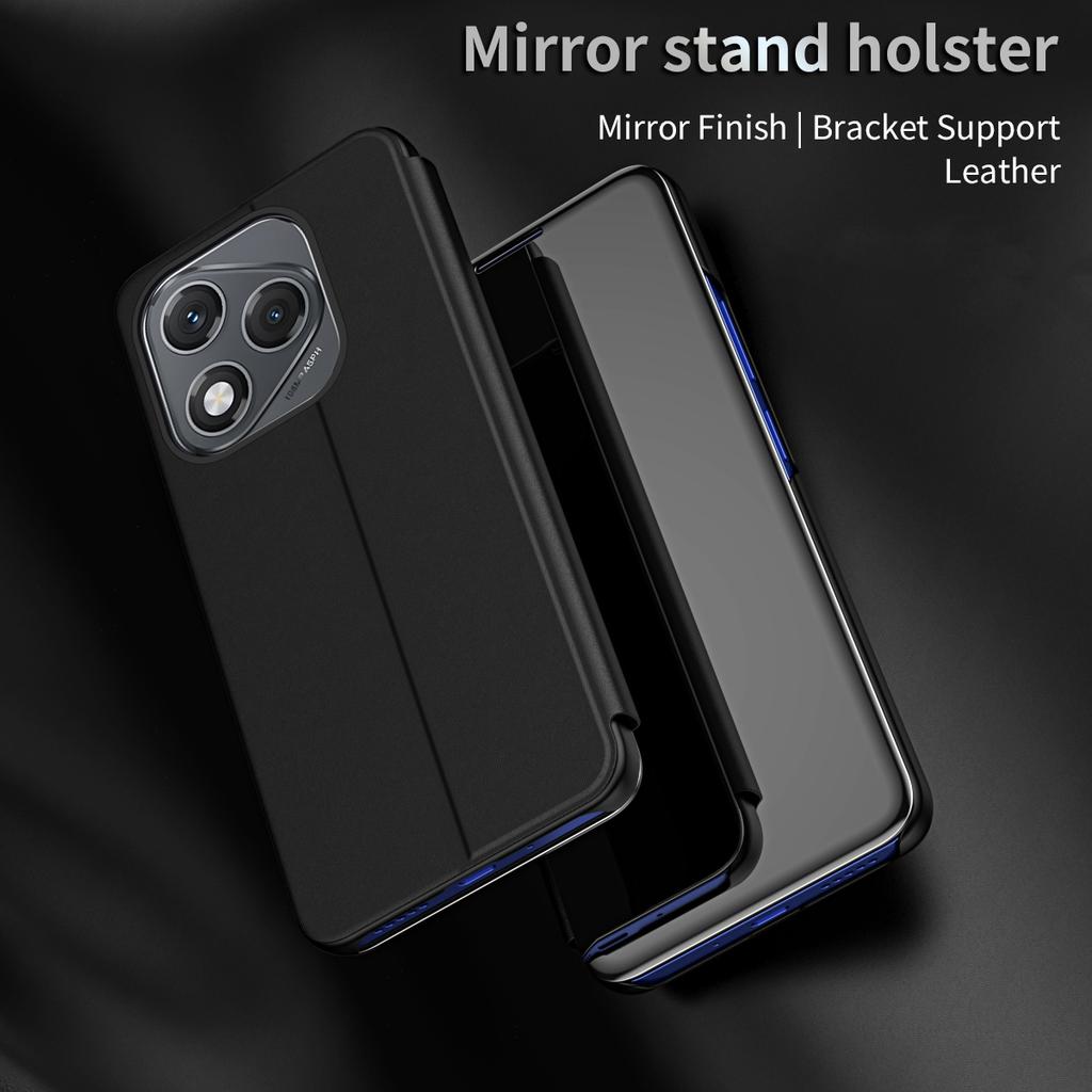 For Honor 400 Lite 5G Case View Window Stand Leather Flip Phone Cover